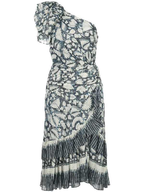 ulla johnson one shoulder dress