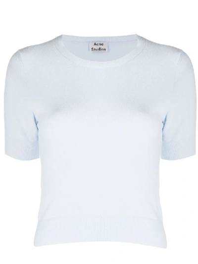 Shop Acne Studios Short-sleeved Top In Blue