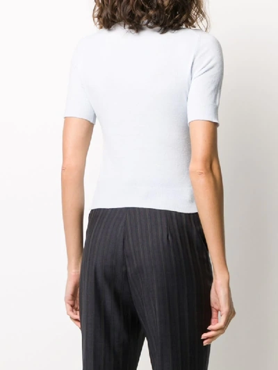 Shop Acne Studios Short-sleeved Top In Blue