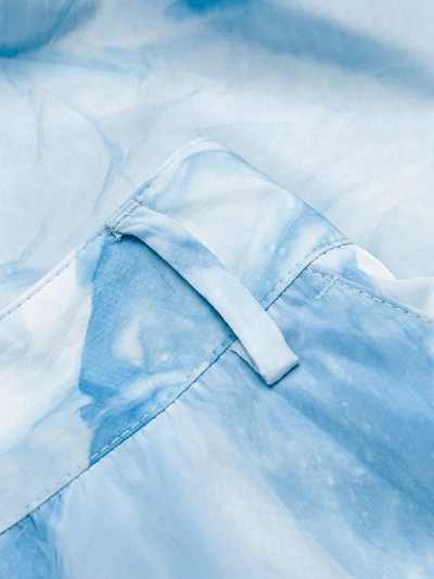 Shop Off-white Tie-dye Bow Track Pants In White