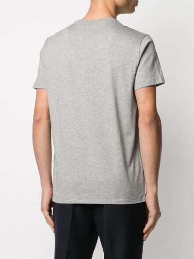 Shop Etro Pegaso-print Cotton T-shirt In Grey