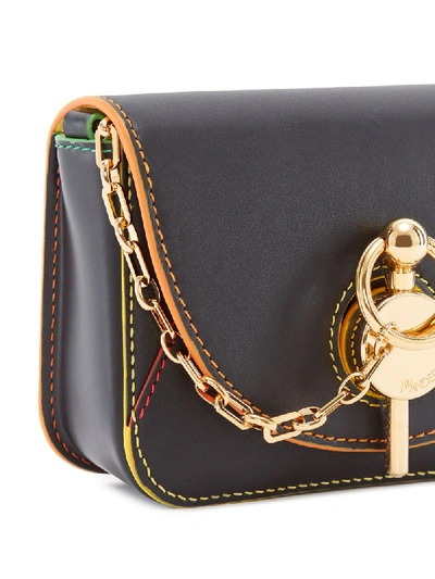 Shop Jw Anderson Nano Keyts Crossbody Bag In Black