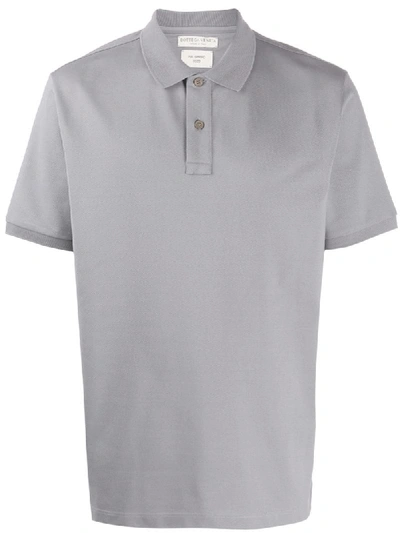 Shop Bottega Veneta Classic Polo Shirt In Grey