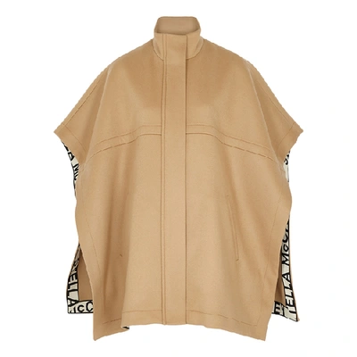 Shop Stella Mccartney Robyn Camel Wool Cape