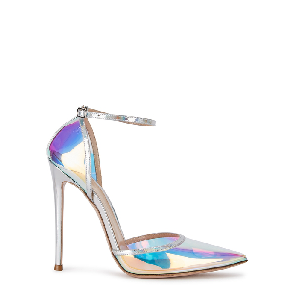 iridescent perspex heels