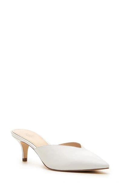 Shop Botkier Pati Pointed Toe Mule In White Leather