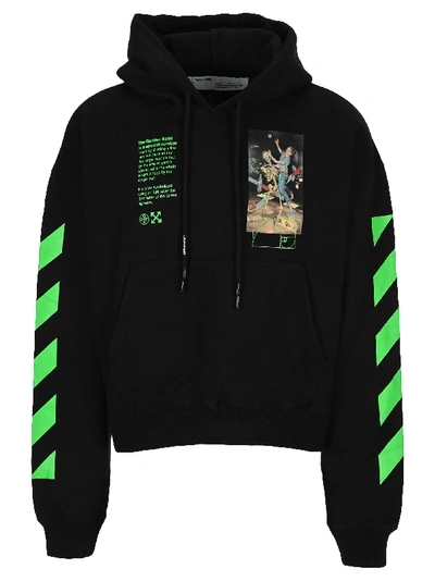 Shop Off-white Off White Pascal Painting Hoodie In Black