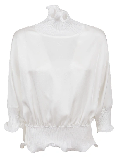 Shop Givenchy Short Sleeveless Top In Off White