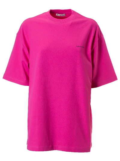 Shop Balenciaga Oversized T-shirt In Pink