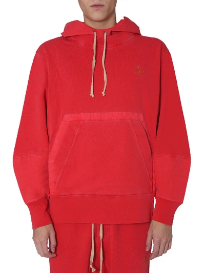 Shop Vivienne Westwood Hoodie In Rosso