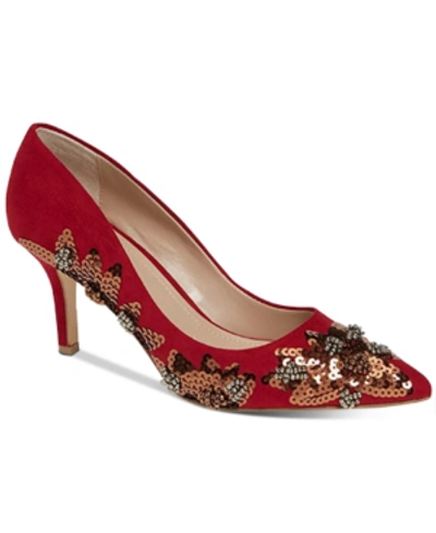 Shop Charles By Charles David Sophie Pumps Women's Shoes In Scarlett