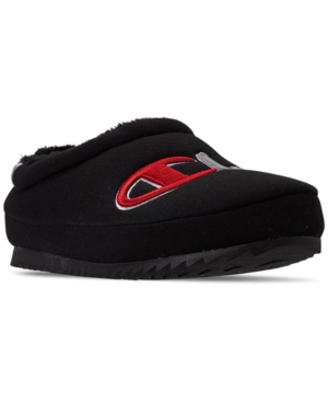 champion slippers black