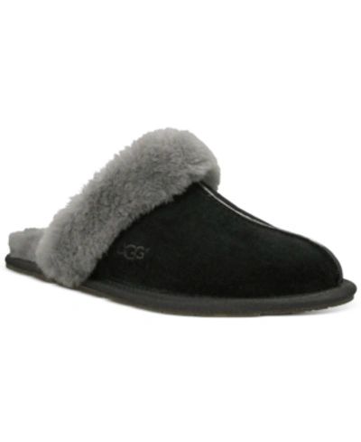 Shop Ugg Women's Scuffette Ii Slippers In Black/grey
