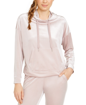 calvin klein velour hoodie
