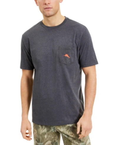 Shop Tommy Bahama Men's Can't Handle Logo Graphic T-shirt In Coal Heather