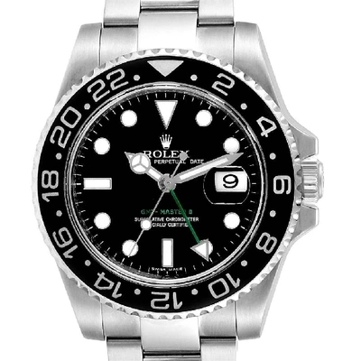 Shop Rolex Gmt Master Ii 40mm Automatic Mens Watch 116710 Box Card In Not Applicable