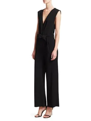 iro v neck jumpsuit