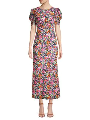 saloni bianca floral dress