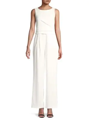white jumpsuit calvin klein