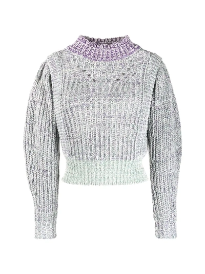 Shop Isabel Marant Étoile Knitted Jumper In Purple
