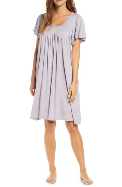 Shop Papinelle Flutter Sleeve Nightgown In Lilac