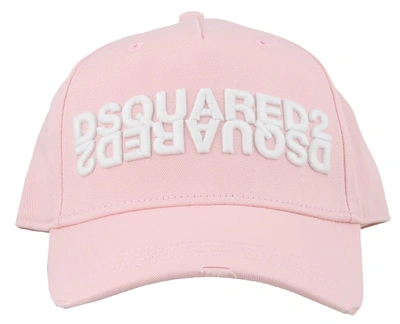 Shop Dsquared2 Logo Baseball Cap In Pink