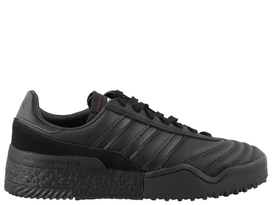 Shop Adidas Originals By Alexander Wang Bball Soccer Sneakers In Black