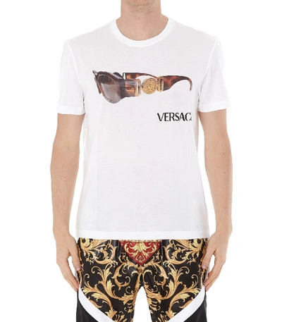Shop Versace Medusa Biggie T- Shirt In White