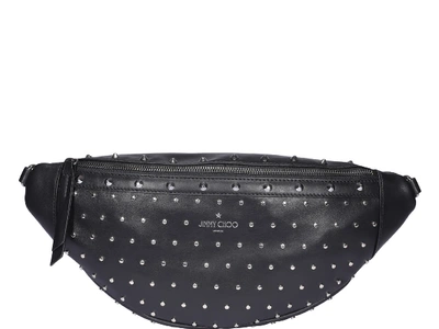 Shop Jimmy Choo Kirt Belt Bag In Black