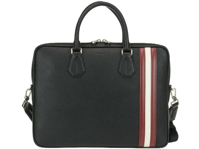 Shop Bally Staz Shoulder Bag In Black