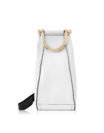 Shop Jw Anderson Small Wedge Bag In Off White