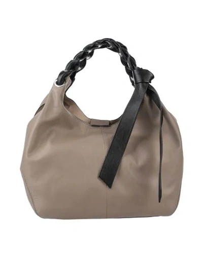 Shop Roberta Gandolfi Handbag In Dove Grey