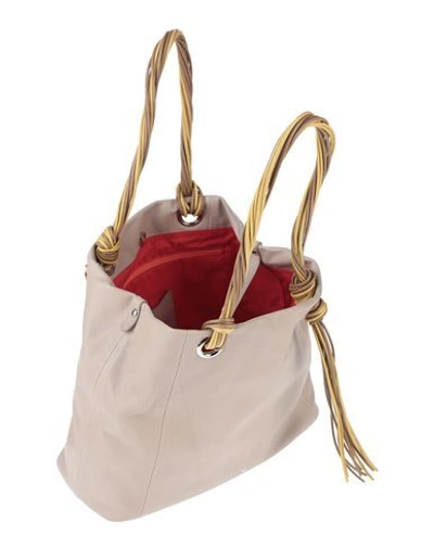 Shop Roberta Gandolfi Handbag In Light Grey