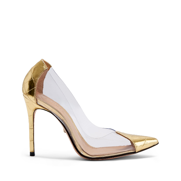 gold heels schutz