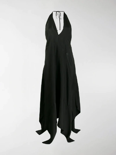 Shop Alyx Vulcano Halterneck Dress In Black