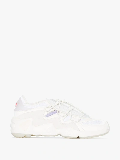 Shop Adidas Originals White Salvapor Yung 2 Sneakers