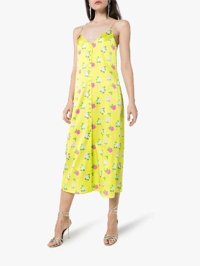 Shop Bernadette Hailey Floral Print Dress In Yellow