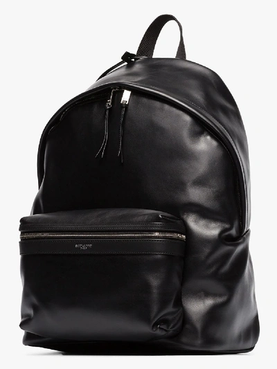Shop Saint Laurent Black Classic Leather Backpack
