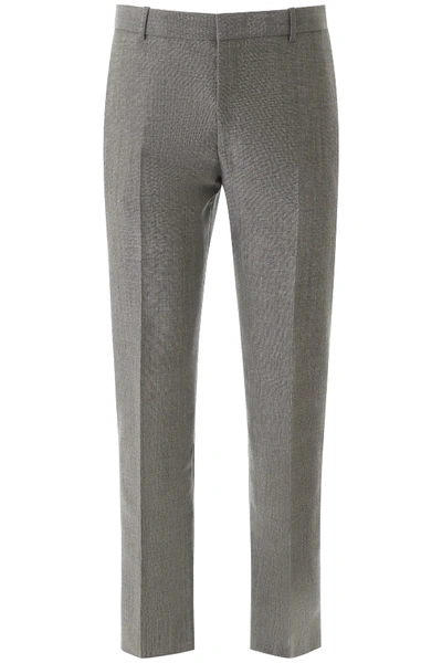 Shop Alexander Mcqueen Classic Trousers In Grey