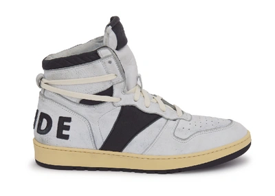 Pre-owned Rhude  Rhecess High White Black In White/black/natural