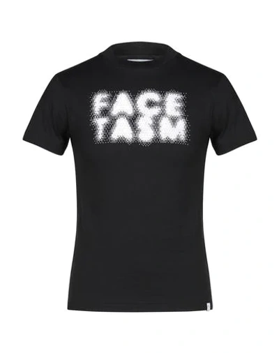 Shop Facetasm T-shirts In Black