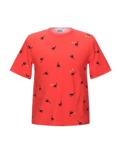 Shop Band Of Outsiders T-shirts In Red