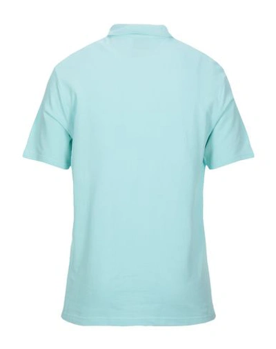 Shop Band Of Outsiders Polo Shirts In Turquoise