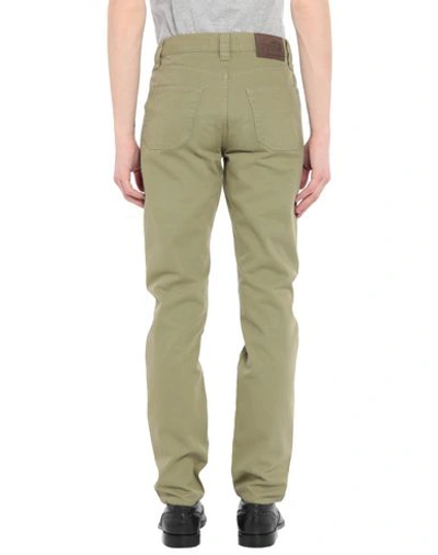 Shop Jeckerson Man Pants Military Green Size 28 Cotton