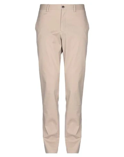 Shop Tommy Hilfiger Casual Pants In Beige