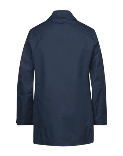 Shop Esemplare Overcoats In Dark Blue