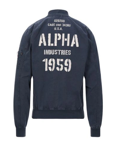 Shop Alpha Industries Jacket In Dark Blue