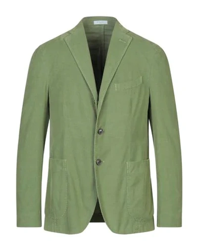 Shop Boglioli Suit Jackets In Light Green