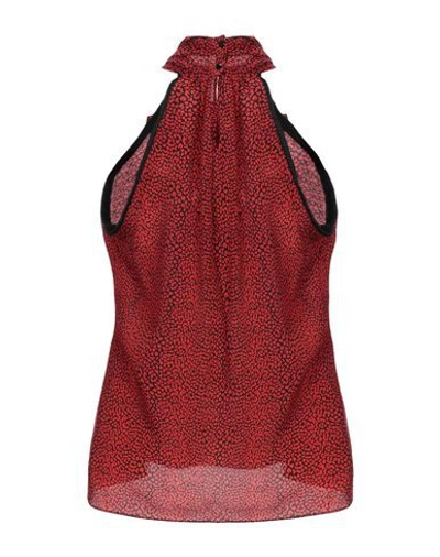 Philosophy Di Lorenzo Serafini Silk Top In Red
