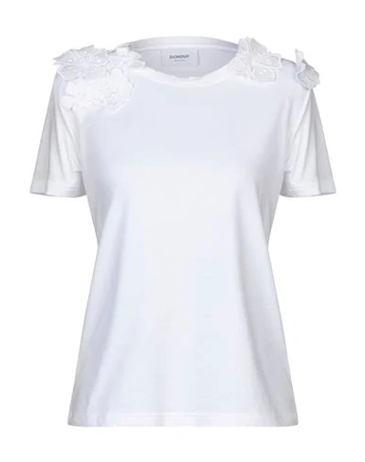 Shop Dondup T-shirts In White